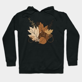 Soft Autumn Leaves & Anise | Dark Hoodie